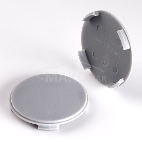 Krytka průměr 61/64mm(vnitřní,vnější) šedá bez loga Alutec, ATS, Anzio, Rial (N41G)