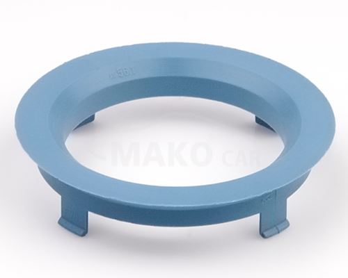 Kroužek vymezovací 70,1 / 56,1 (Z1618), plast, modrá, přesah kužele 7mm (9340)