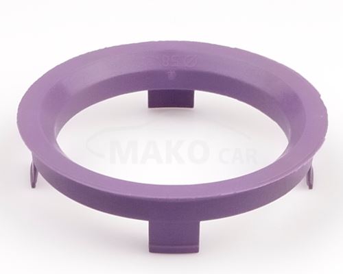 Kroužek vymezovací 70,1 / 58,1 (Z1380), plast, fialová, přesah kužele 7mm (9003)