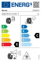 165/70R14 81T, Barum, QUARTARIS 5,TL M+S 3PMSF E,C,B,71 -dB (1)