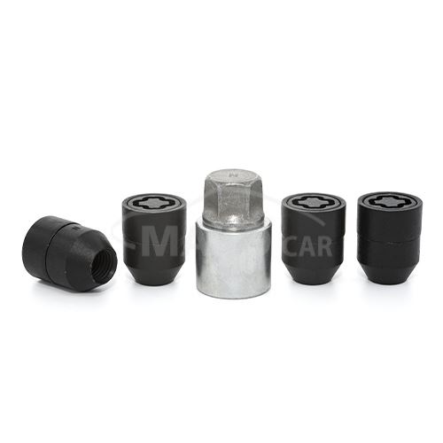 Pojistné matice M12x1,25 SICUSTAR BEN215S (STARLOCK RA/E BLK) černý,kužel,zavřená, klíč 19 (1)