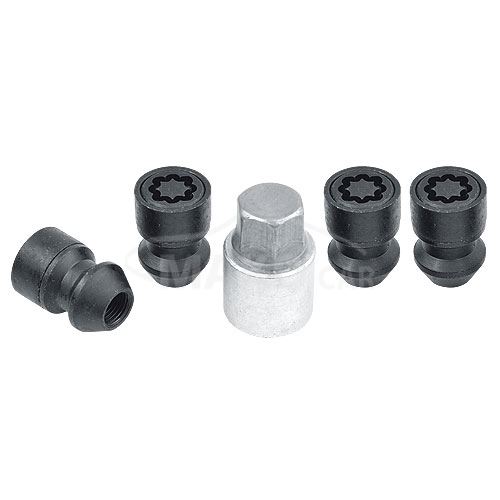 Pojistné matice M14x1,5 SICUSTAR BEN415L (STARLOCK AD/E BLACK) kužel, zavřená, klíč 19