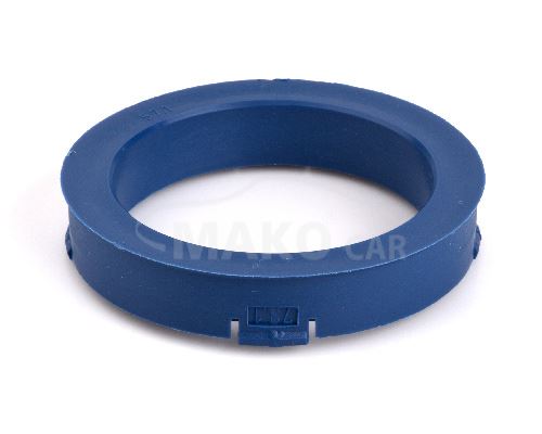 Kroužek vymezovací 73,1 / 57,1 (S44), plast, modrý, přesah kužele 2mm (2)