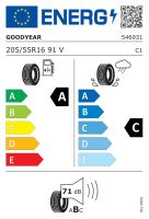 205/55R16 91V, Goodyear, EFFICIENTGRIP PERFORMANCE,TL EVR A,C,B,71 -dB (1)