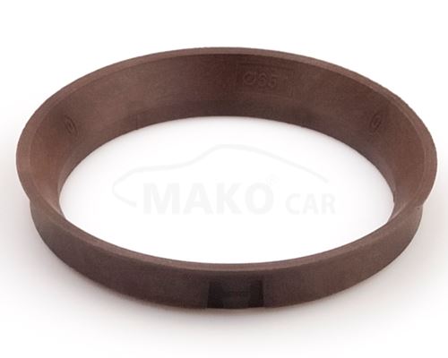 Kroužek vymezovací 76,0 / 65,1 (104.0200.095), plast, hnědá, přesah kužele 4mm (9308)