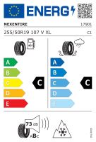 255/50R19 107V, Nexen, WINGUARD SPORT 2 SUV,TL XL M+S 3PMSF RPB C,C,B,73 -dB (1)