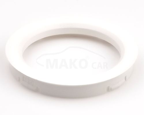Kroužek vymezovací 73,0 / 58,1 (FZ45),plast, bílá, přesah kužele 4mm (9321)