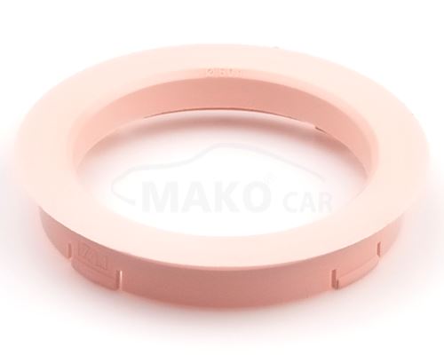 Kroužek vymezovací 74,1 / 60,1 (FZ20) plast, růžová, přesah kužele 5mm (9203)