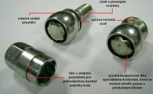 Pojistné matice M12x1,5 SICUBLOC DN115 (FLOWERLOCK D2/D) kužel, zavřená, klíč 19 (5275)