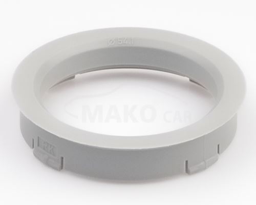 Kroužek vymezovací 66,6 / 54,1 (FZ62), plast, šedá, přesah kužele 4mm (9315)